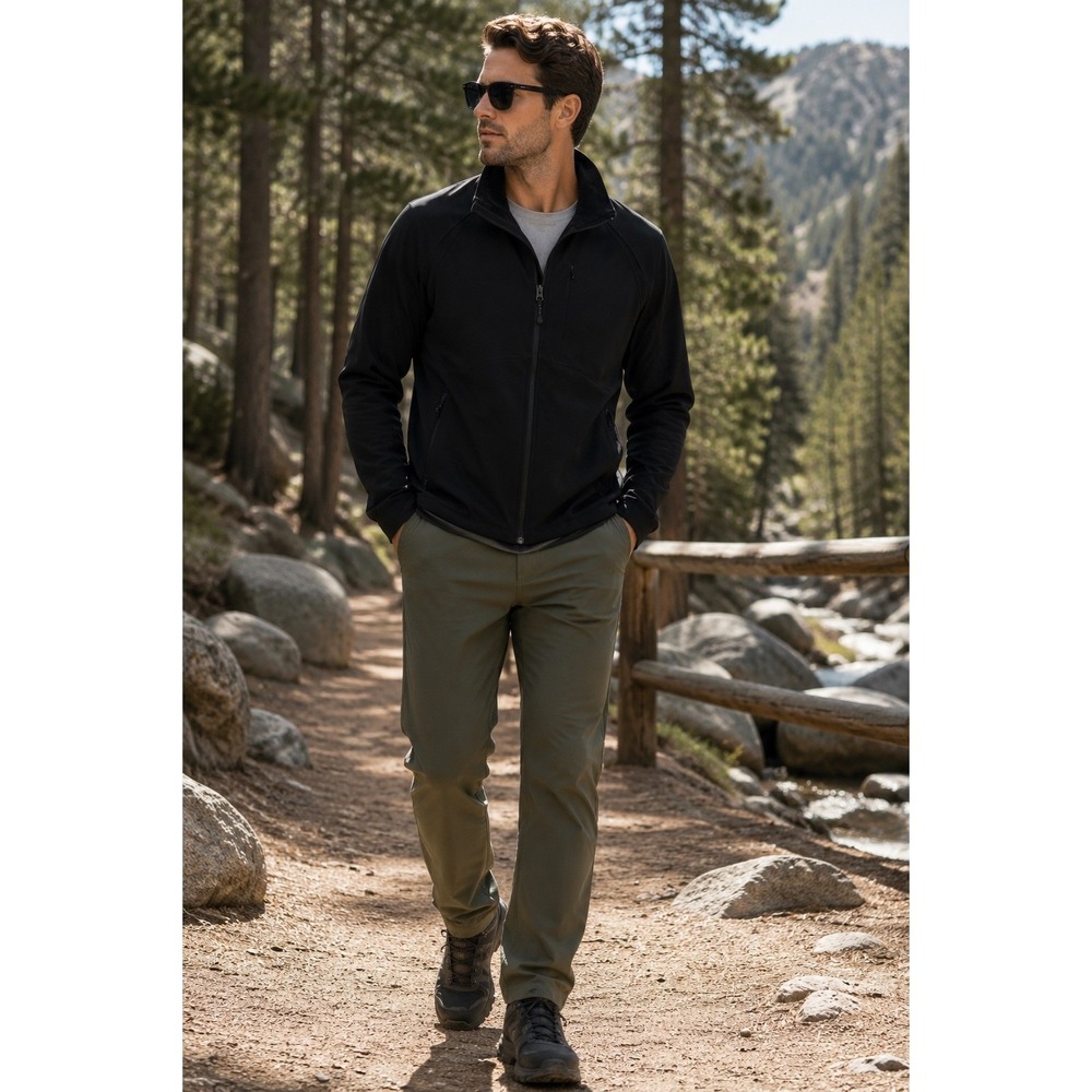 Black Diamond Softshell Full Zip Jacket Black Hiking Outdoor Medium